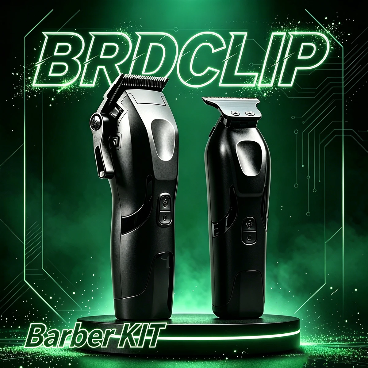 BRDCLIP HL 18-19 Barber KIT Men's Electric Hair Clipper Hair Trimmer High Torque Motor Ceramic Blade Barbershop Salon Machine
