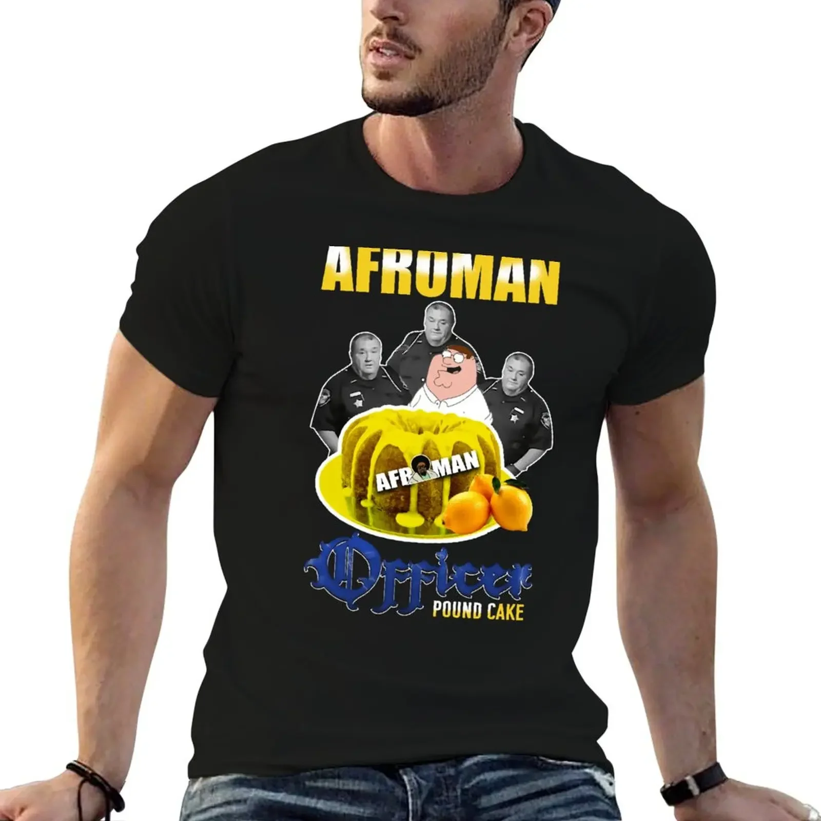 Afroman Lemon Pound Cake T-Shirt boys animal print graphic t shirt vintage Blouse T-shirts for men cotton