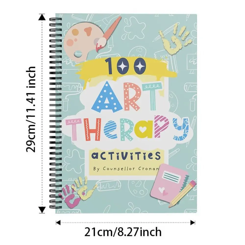 Arte ed emozioni Libro da colorare Regalo rilassante Scarabocchi educativi Libro 100 modelli di disegno artistico Giocattoli da disegno Montessori