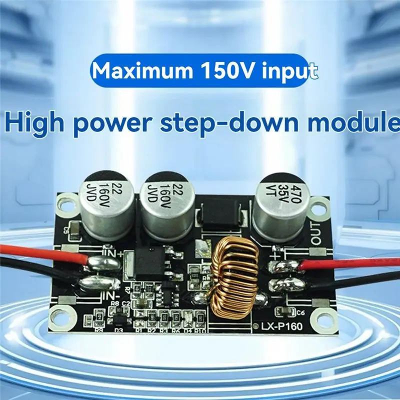 ABMS-150V DC-DC Step-Down Power Supply Module Buck Converter Non-Isolated Stabilizer Strong Heat Dissipation Module
