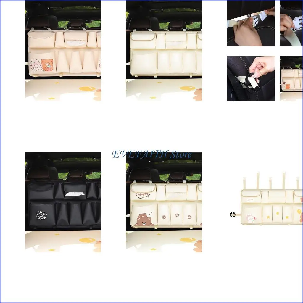 

Многофункциональная сумка для хранения багажника автомобиля 124B, органайзеры для багажника, сохраняют багажник в чистоте и