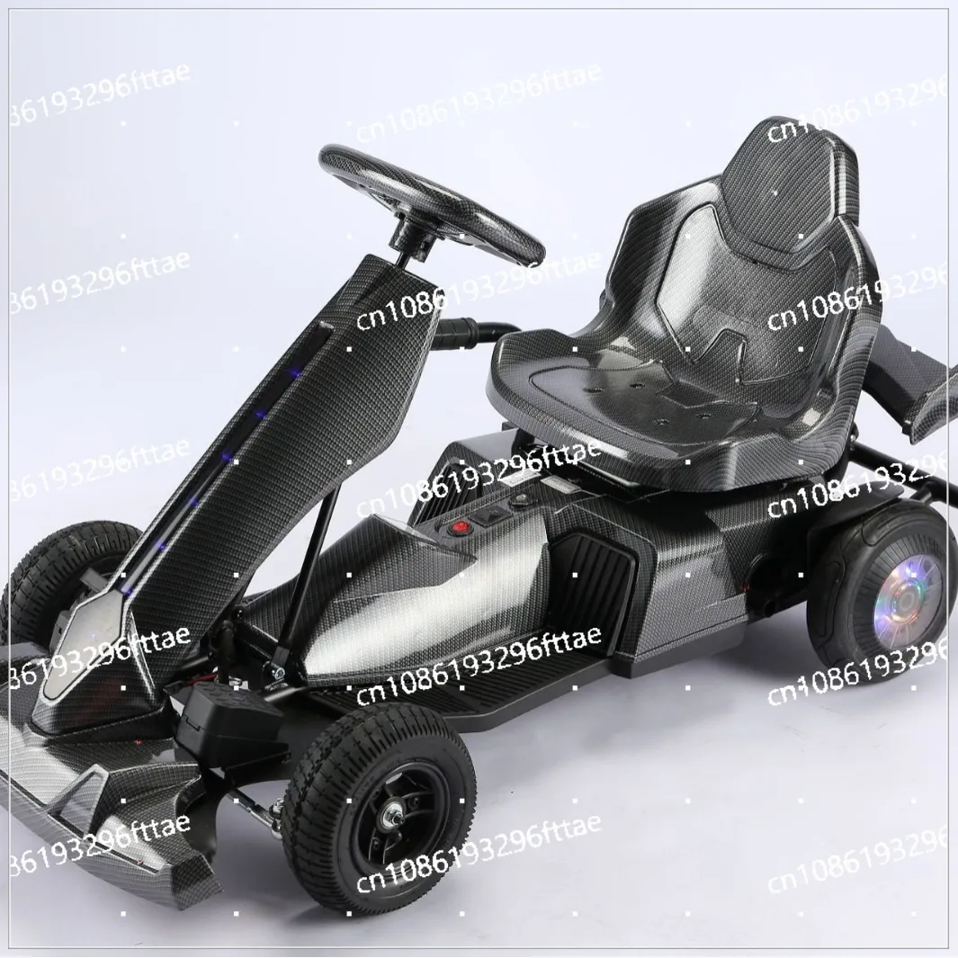 New Children's Kart Rotating Car Electric Car Baby Drift Car Internet Celebrities Can Sit Adult