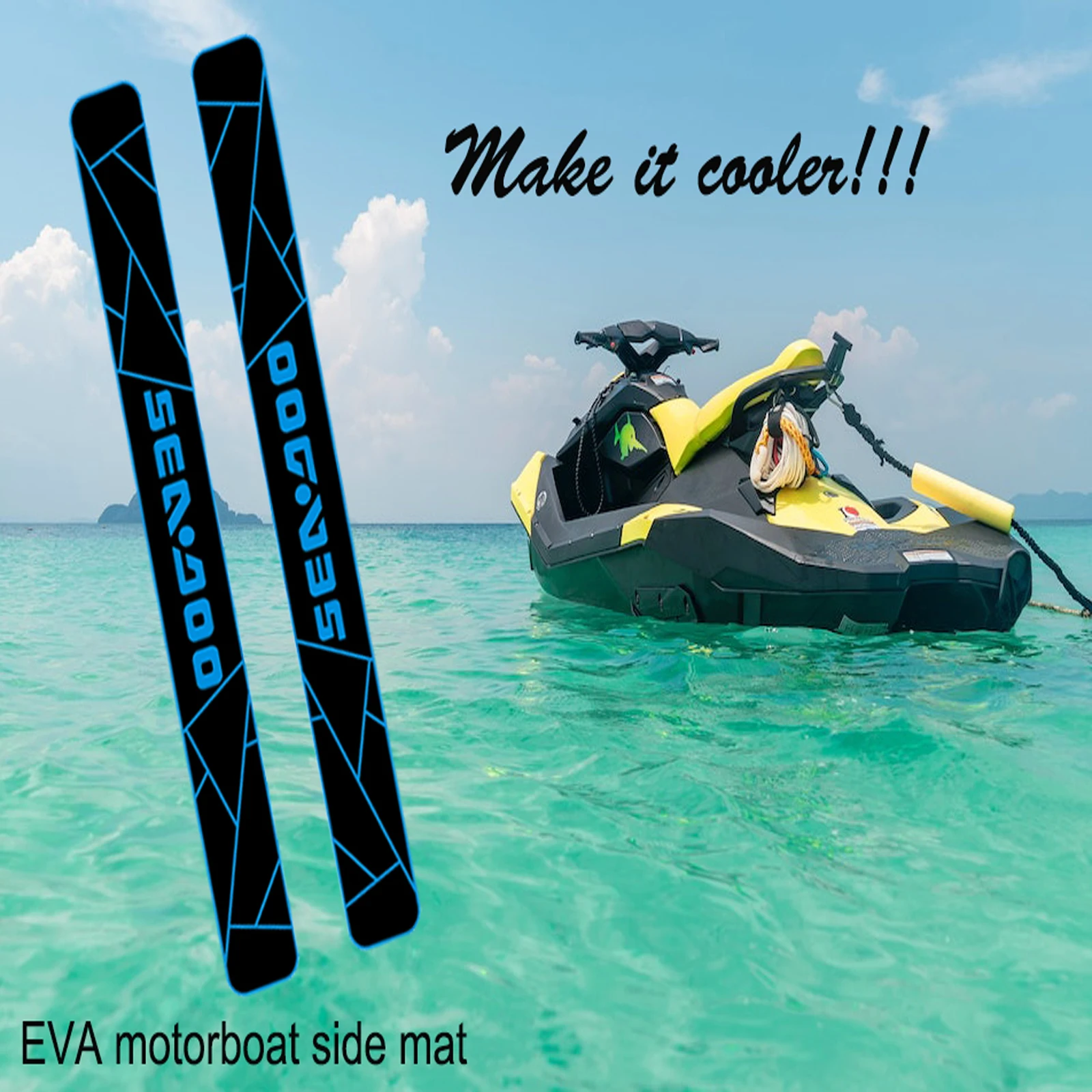 

EVA material anti slip motorboat side pad is suitable for most motorboat models with waterproof boat edge pads