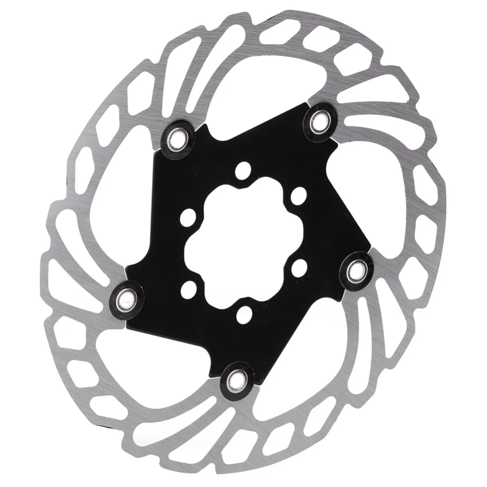 

140mm Bicycle Floating Brake Disc Heat Dissipation Stainless Steel+Aluminum Alloy Floating Brake Rotors 5 Stud with 6 Bolts