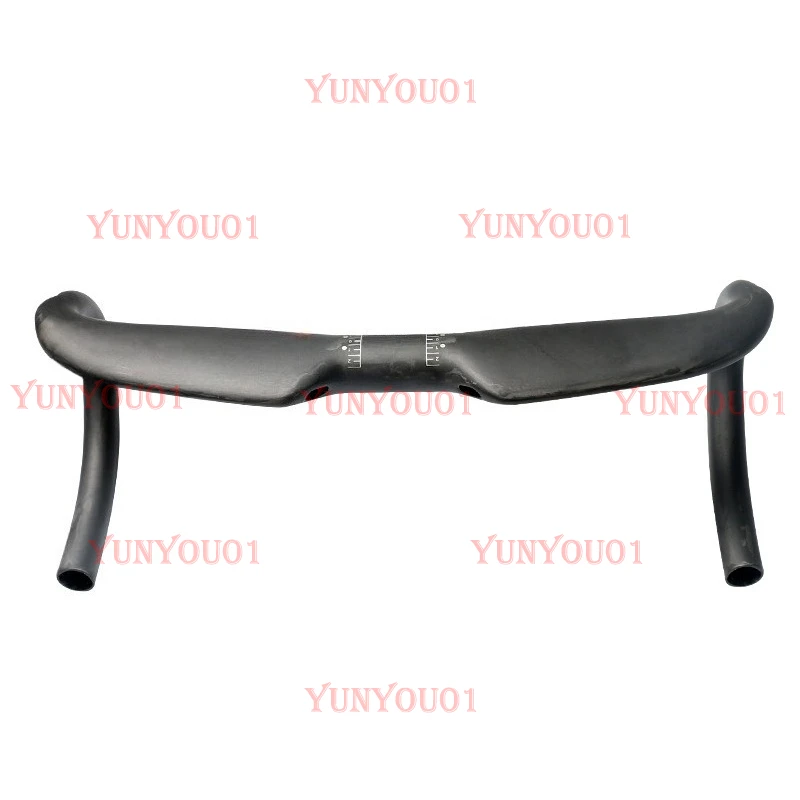 

Full Carbon Fiber Wind-breaking Bend Handle, Road Bike Sports Car Handle, Inner Wiring, Competition-grade Handle 380MM