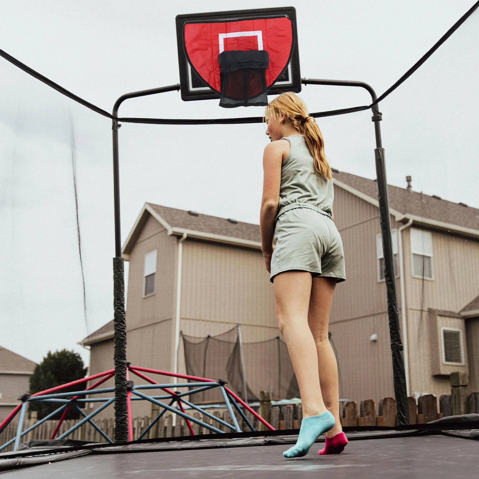

Children's Basketball Hoop Replacement for Trampoline Hoops Trampolines Attachment Toddlers Frame