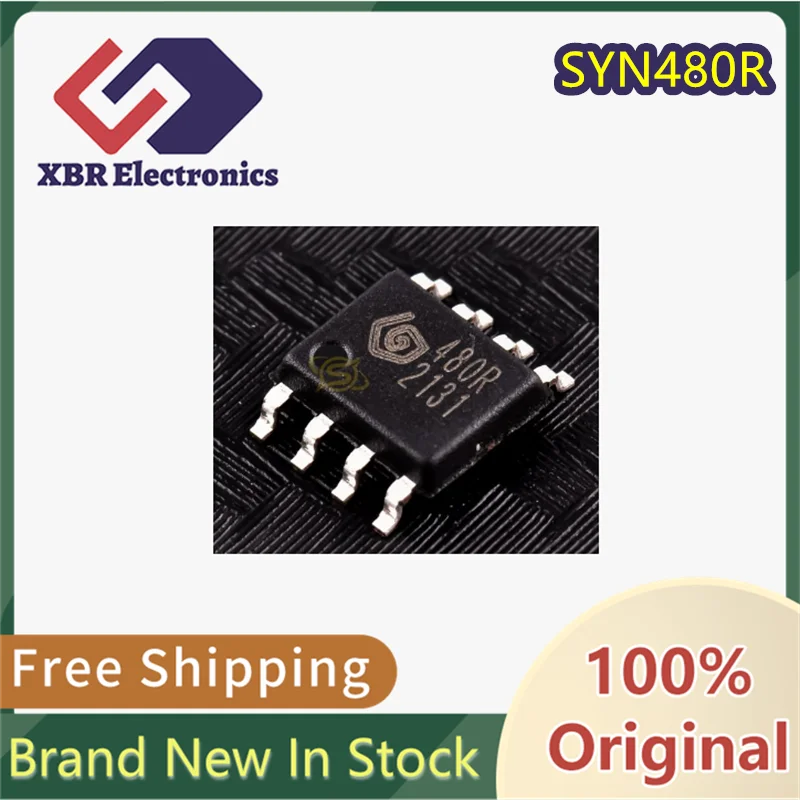 (10/50 pieces) SYN480R SYN480 Silk-Screen 480R SMD SOP8 Wireless Receiver Chip Brand New Genuine Original In Stock