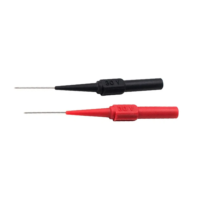 30V Tip Probes Diagnostic Tools Auto Multimeter Test Leads Extention Back Piercing Needle Tip Probes Machine 0.7MM