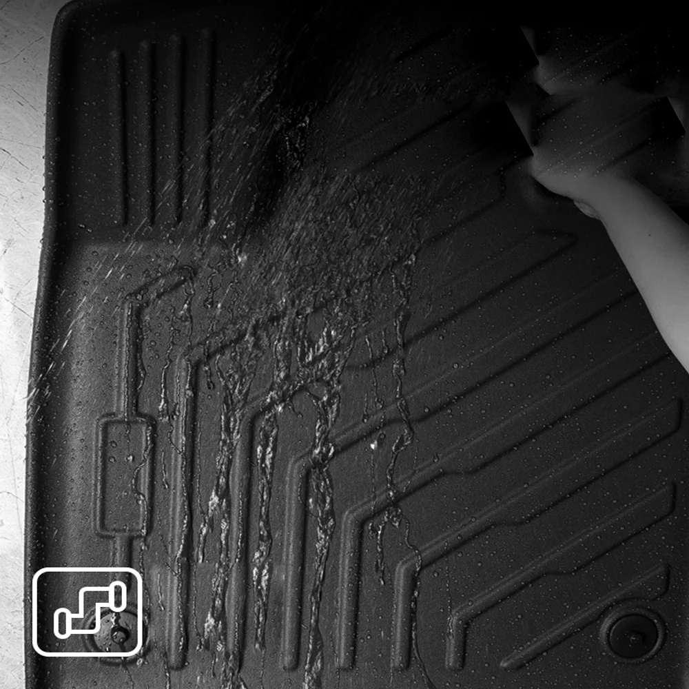 ل VW ID.4 CROZZ 2021-2025 الحصير سيارة الجذع الحصير جميع الأحوال الجوية مقاوم للماء المضادة للانزلاق الجبهة الخلفية البضائع بطانة منصات القدم LHD #2