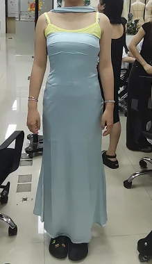 

Halter Long Dress for Women Summer Fashionable Solid Color Backless Strapless Slim Fit Sleeveless Dress