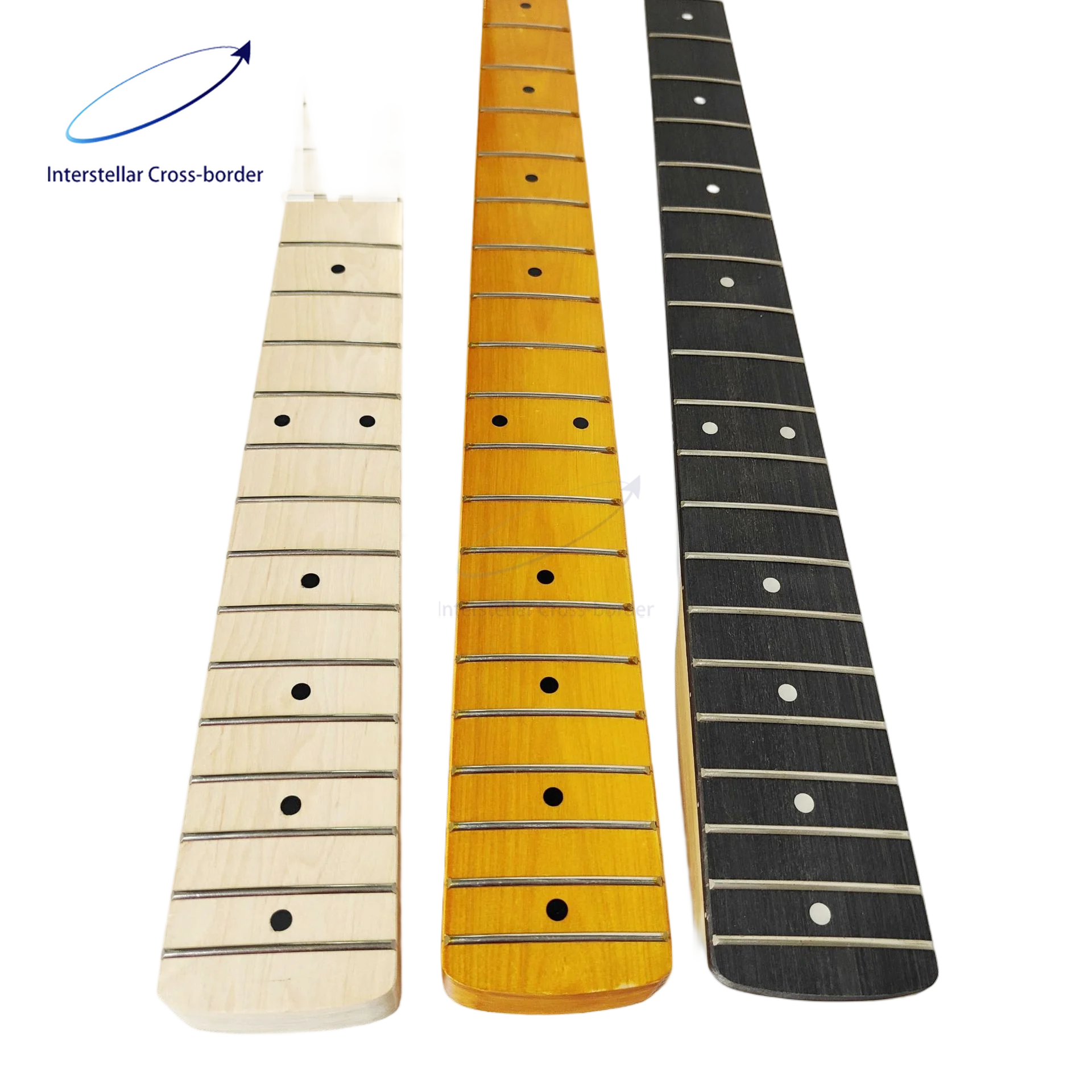 Compatible Electric Bass Neck PB 21 Frets Maple Wood Finished Handle 3 Colors Easy Install Stable Structure Smooth Frets