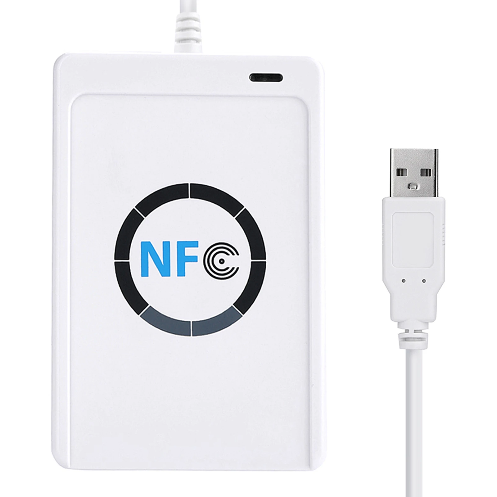 محول محمول NFC قارئ RFID الكاتب ACR122U ISO 14443A/B برنامج في قارئ بطاقات IC الأبيض قارئ تماس الكاتب