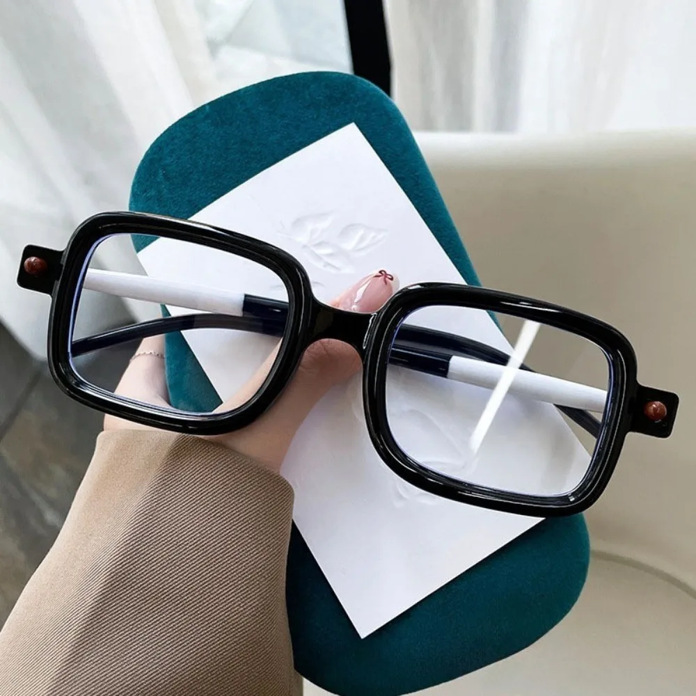 5PCS Fashion Anti-blue Light Rectangular Reading Glasses Ultra-light Eyewear +1.00+1.50+2.00+2.50+3.00+3.50+4.00