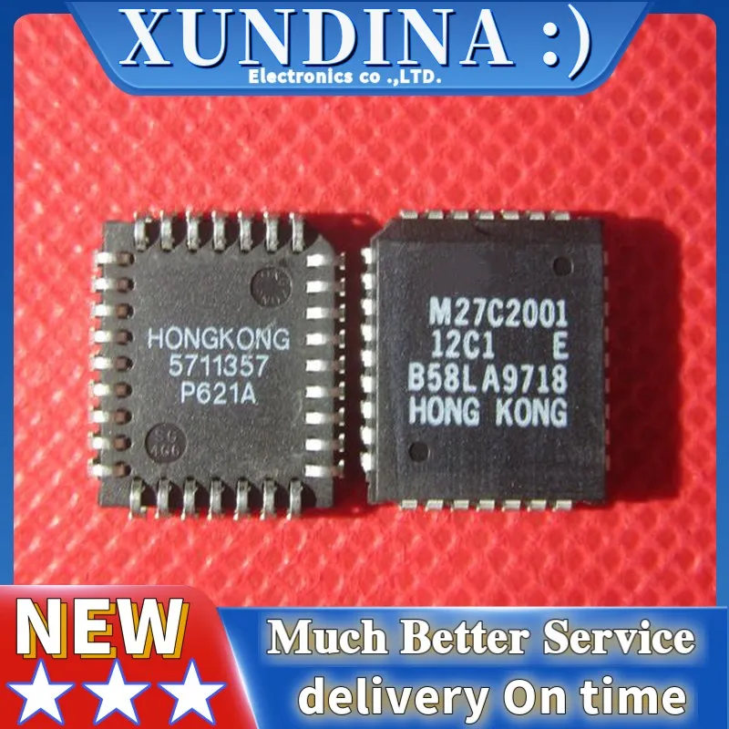 10PCS/LOT  M27C2001-12C1 27C2001 PLCC32 new and original IC