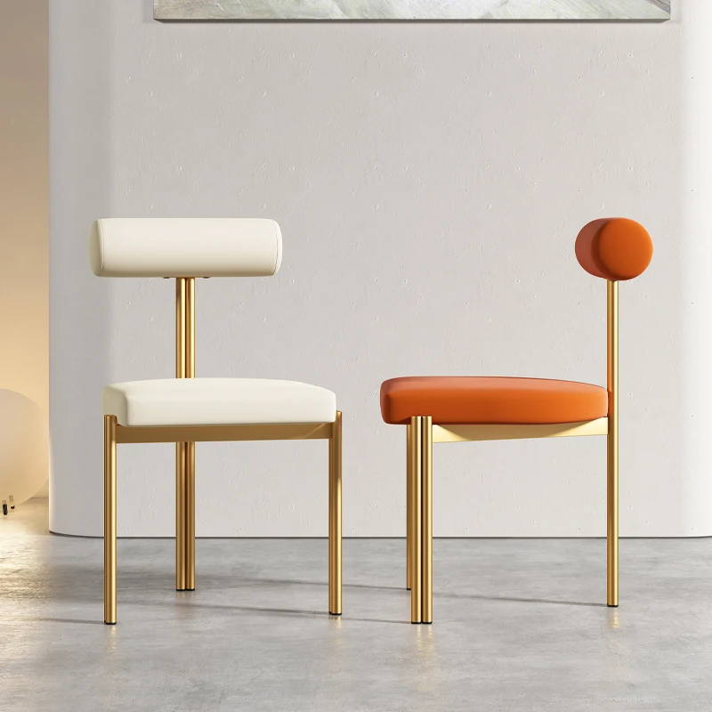^Comfortable Minimalist Dining Chairs Desk Mid Century Designer Ergonomic Dining Chairs Vanity Replica Muebles Terrace Furniture