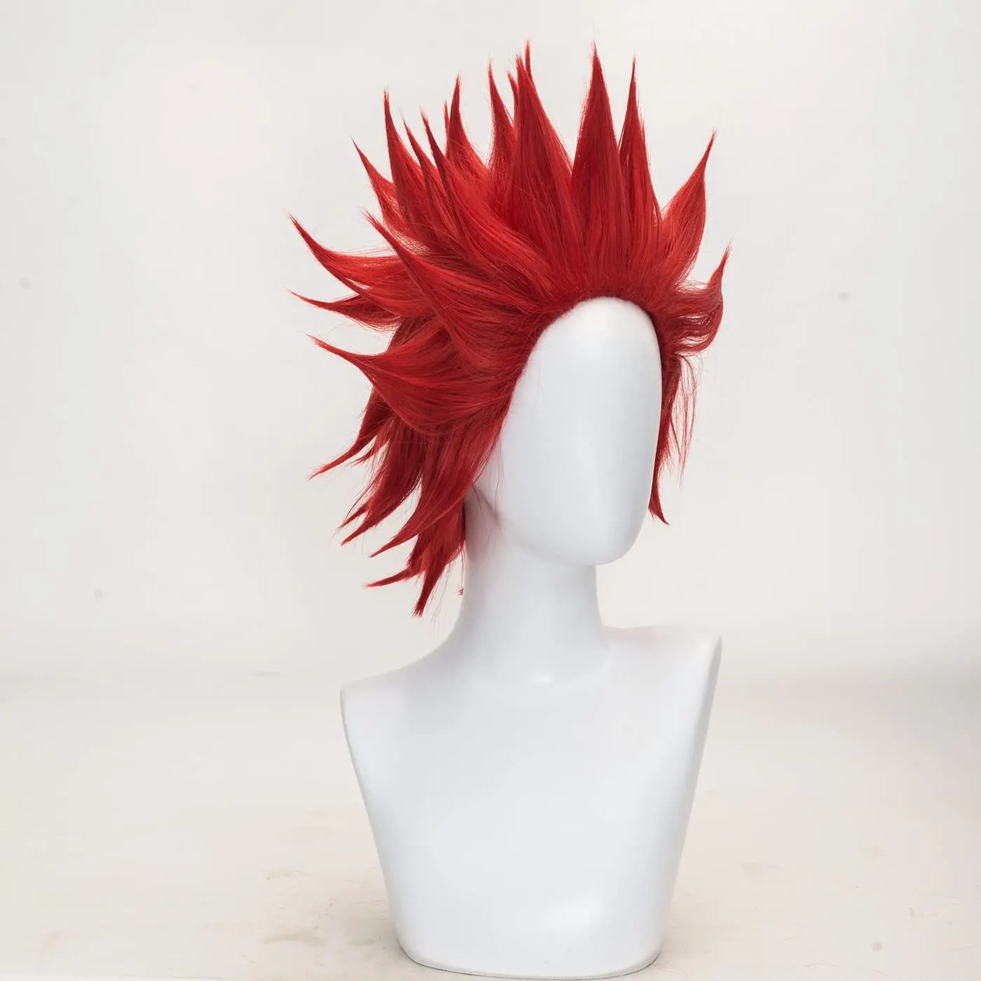 Anime wig my hero academy little hero Chikushima Ryo explosive head red short hair cos wigs