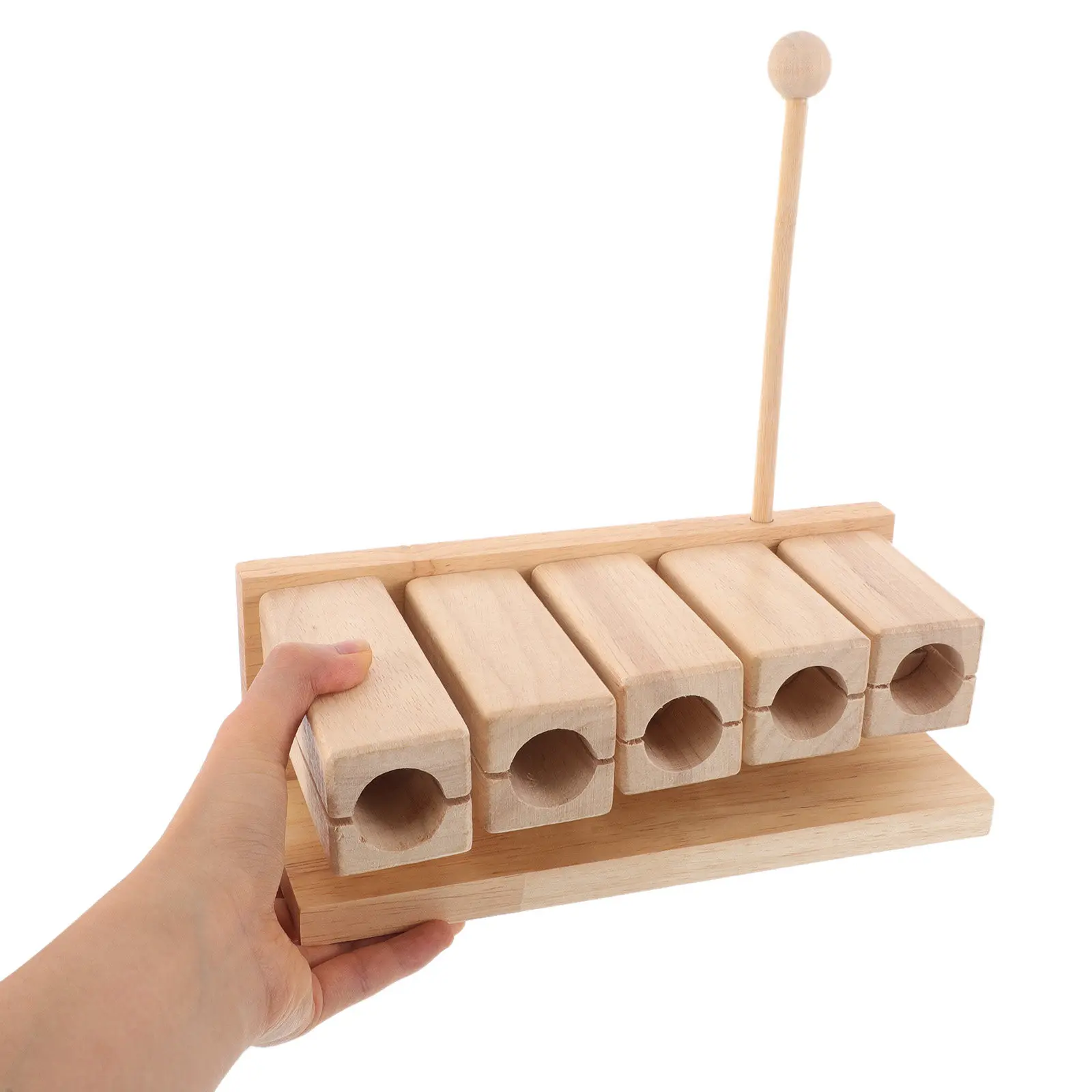 

Деревянный ударный музыкальный инструмент-блок с 5 тонами, натуральная отделка, инструмент для музыкального развития, для Монтессори, Орфа, дошкольных учреждений и классов