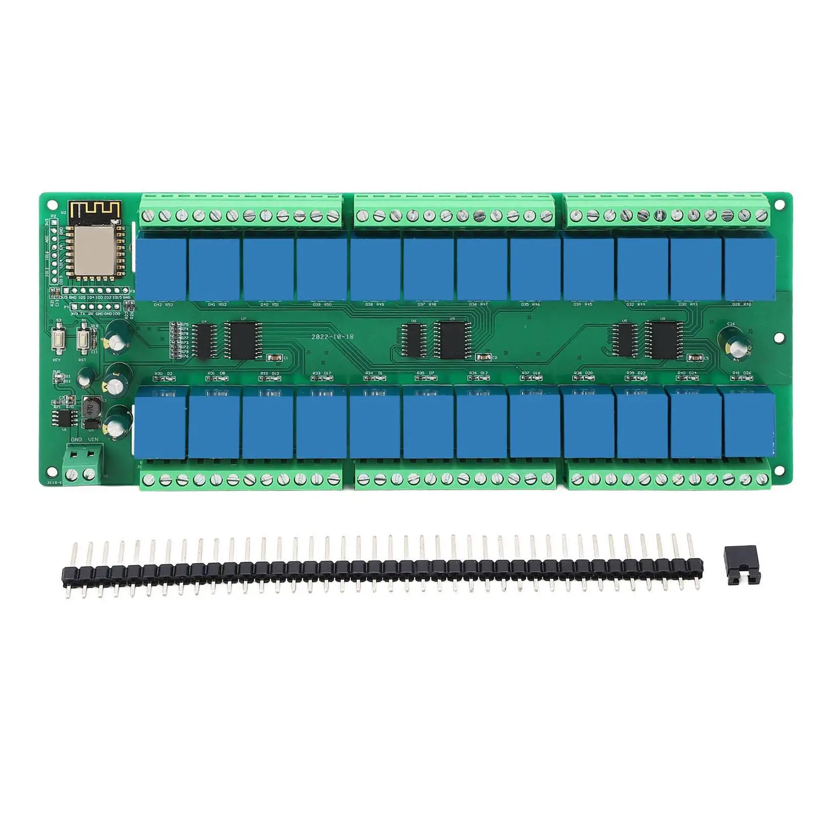 

WiFi Relay Module 10A Smart Control ESP8266 for AC 250V for appliances with LED Indicator and Programmable Keys