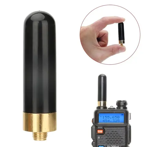 Mini Walkie Talkie Antenna AR-805S SMA- Female Dual Band High Gain Antenna For Baofeng BF-888S UV-5R UV-21 PRO Ham Radio