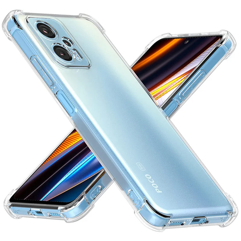 Soft Clear Case for Poco X4 GT 5G Phone Cases Pocophone X4 GT Xiaomi Poco X4 GT Shockproof Silicone Cover Poco X 4 GT Case