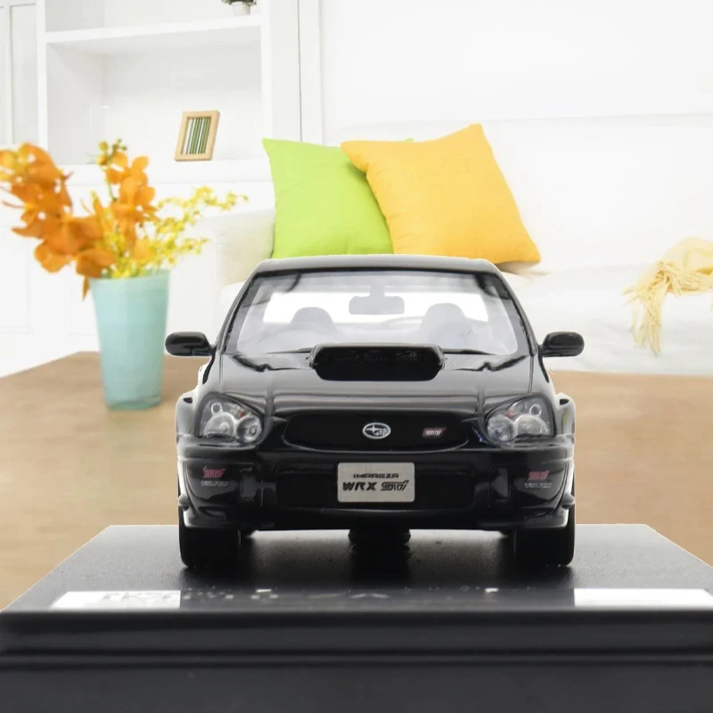 Resin 1/43 Scale Car Model IMPREZA WRX STi (2002) Style Refined Version Car Simulation Vehicles Collectible Decorate Toys