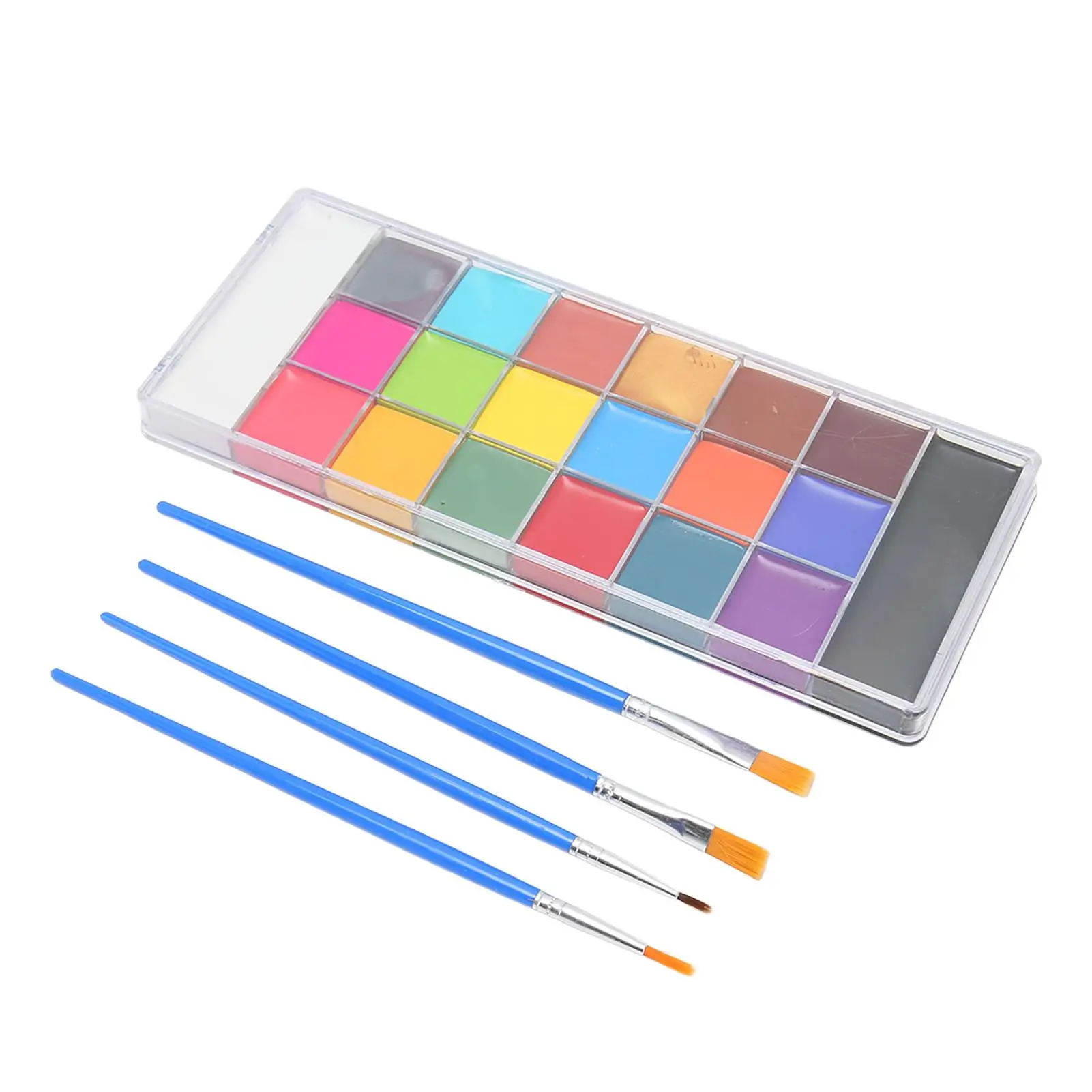 Professionelles 20-Farben-Gesichts- und Körperbemalungsset – lebendige Palette für einfache Verwendung für Cosplay, Kunst und Veranstaltungen