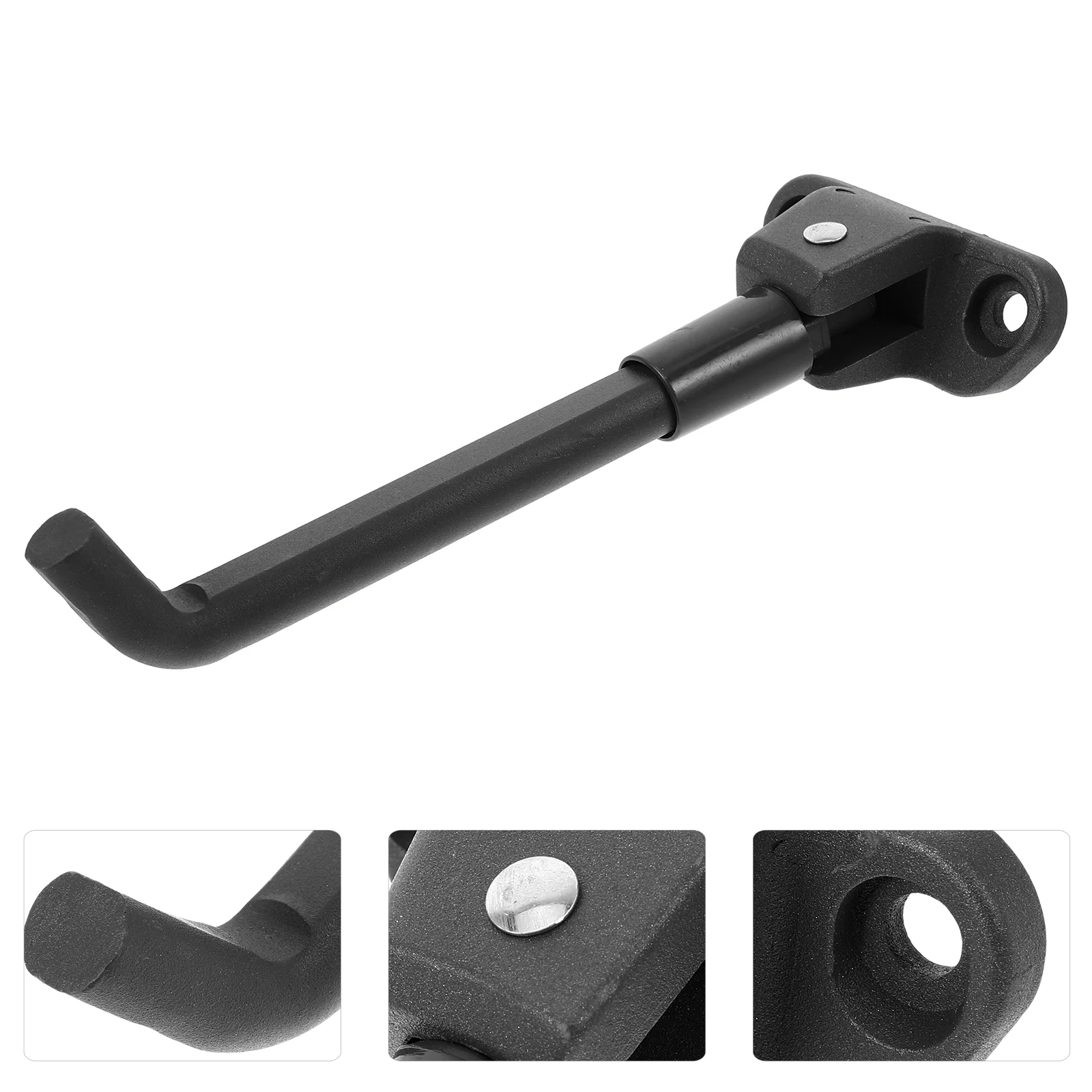 

Foot Scooter Pro Stand Electric Folding Rod Aluminium Alloy Support Frame Rack Holder Parts Rubber Kickstand Parking Bike