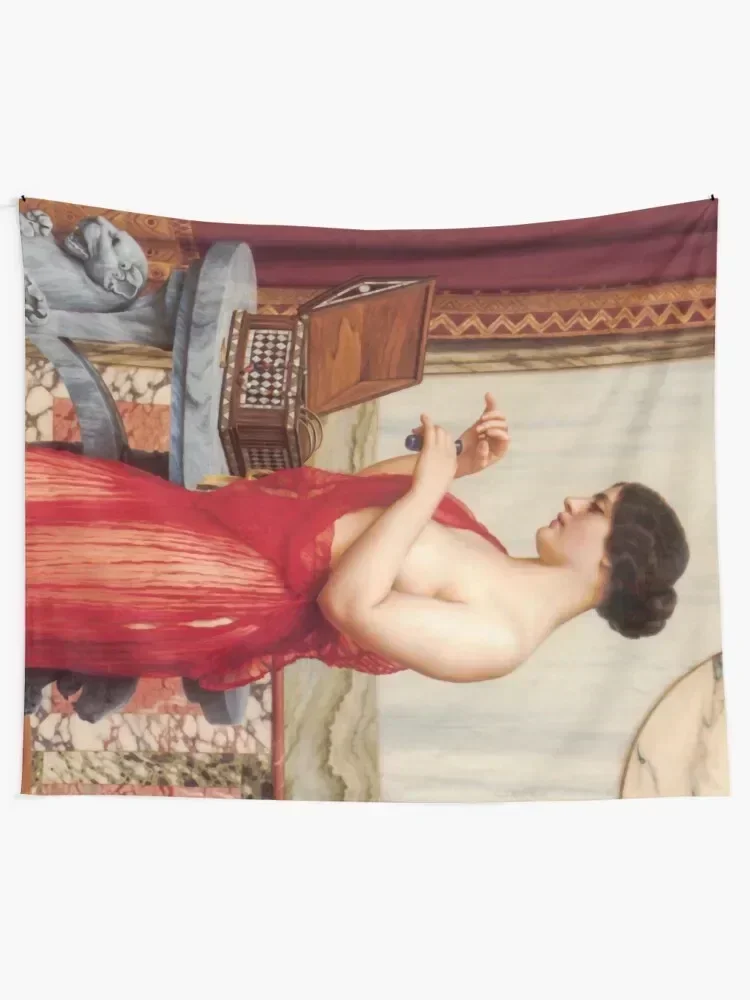 The New Perfume by Godward Tapestry On The Wall Decorative Paintings Tapestry