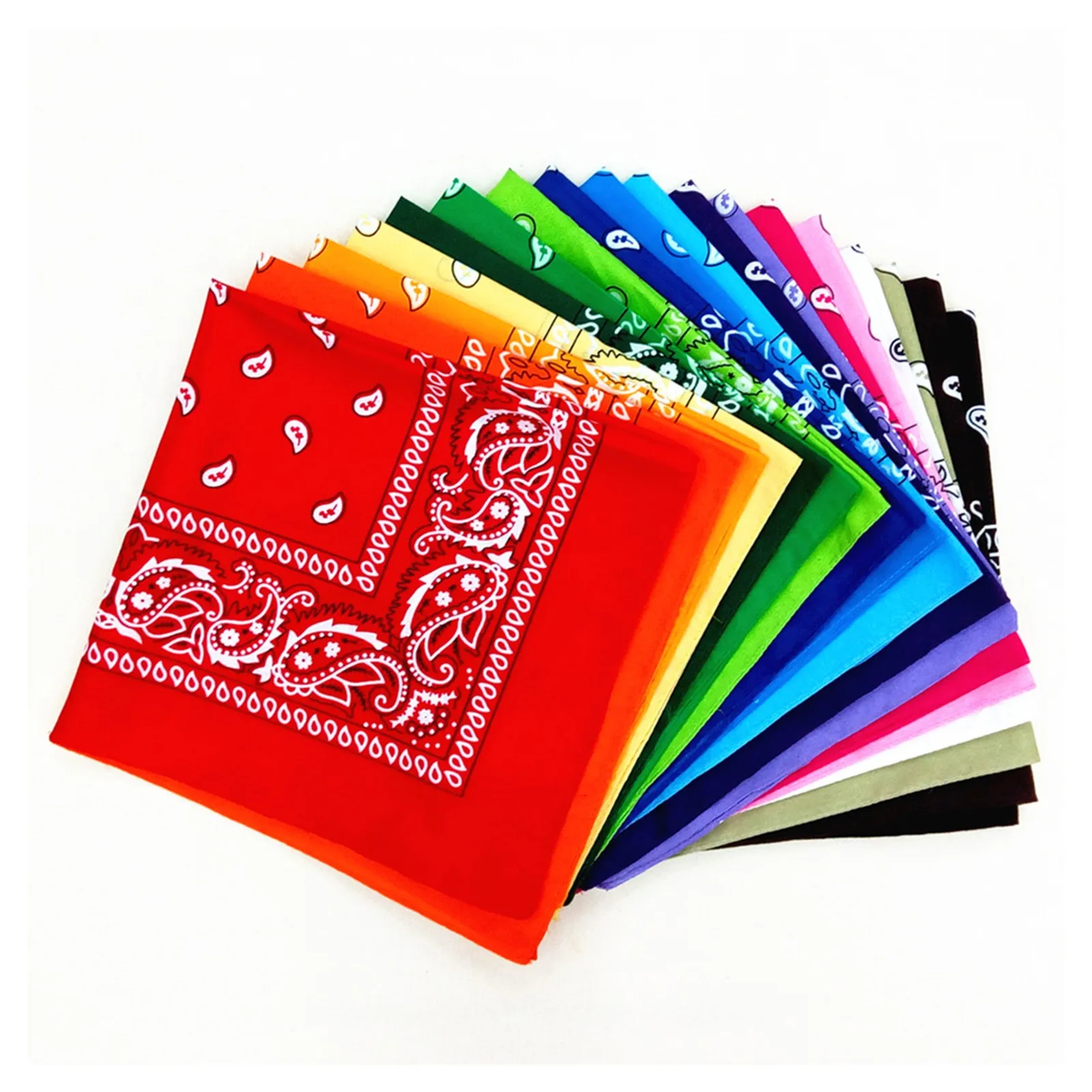 Vintage Paisley Kopftuch mit Schriftrollen-Print, Bandana, modisches Hip-Hop-Accessoire, vielseitig einsetzbares Deko-Tuch
