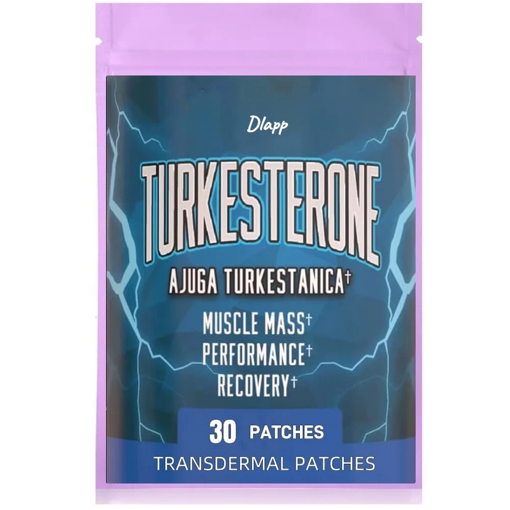 30 Patches Turkesterone Transdermal Patches Ajuga Turkestanica Improve Lean Muscle Mass, Exercise Performance