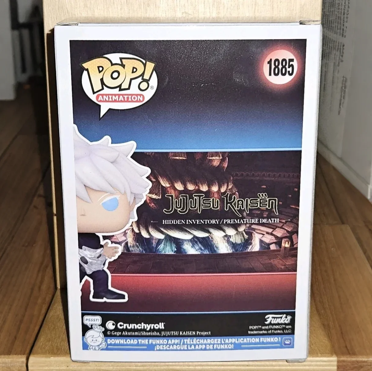 مجسم Jujutsu Kaisen Satoru Gojo (تقنية لعنة اللفة: أزرق) 1885 FUNKO POP تحصيل طبعة محدودة لعبة الديكور هدية