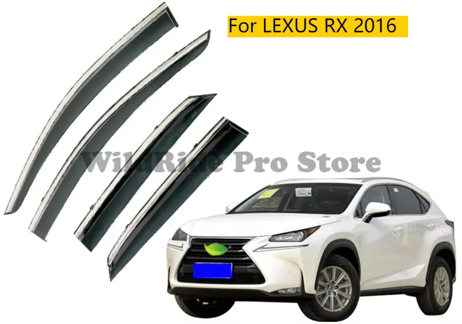 

Солнцезащитный козырек, дефлектор, внешние аксессуары для автомобиля, козырек от дождя, солнцезащитный козырек от дождя, дефлектор, ветрозащитный козырек для LEXUS RX 2016