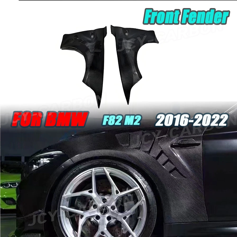 

JCYECF Carbon Fiber Front Fender Cover Side Fender Exterior Replacement Body Kit Accessories For BMW F82 M2 2016-2022