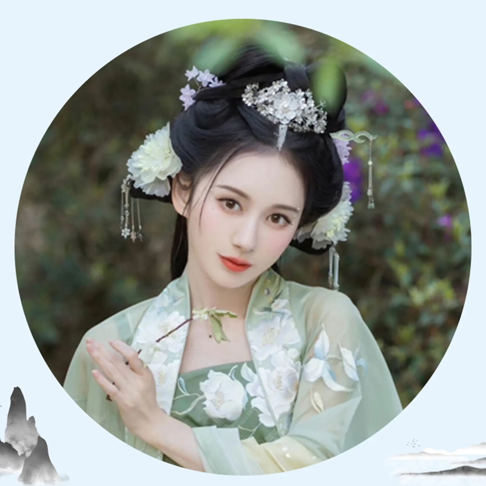 Accesorio para el cabello: Horquilla con colgante de borla y flecos largos de aleación, estilo chino tradicional, para bodas, fiestas y trajes Hanfu. Joyería para moños.