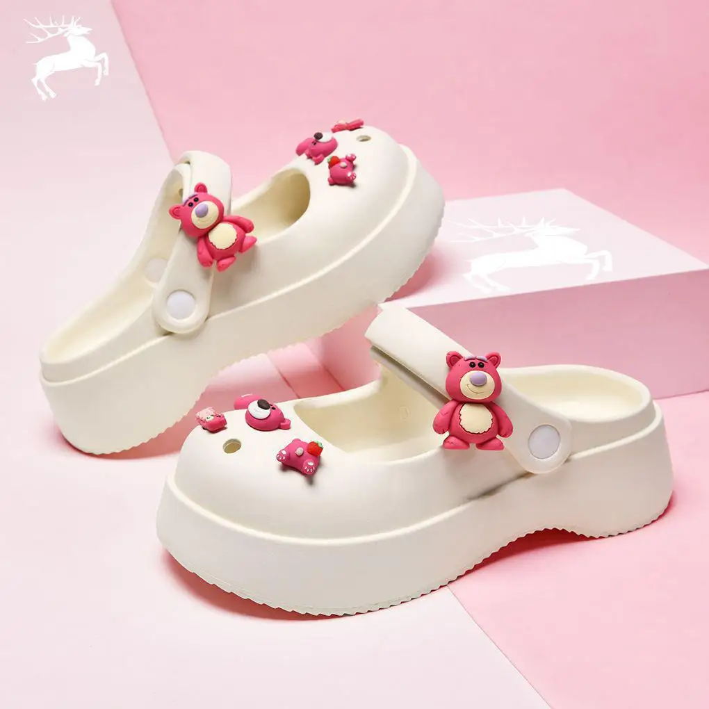 The New Sanrio Hello Kitty Shoe Slippers Fashion Slippers Summer Slippers Cute Cartoon Casual Fashion Pretty Girl's Beach Shoes