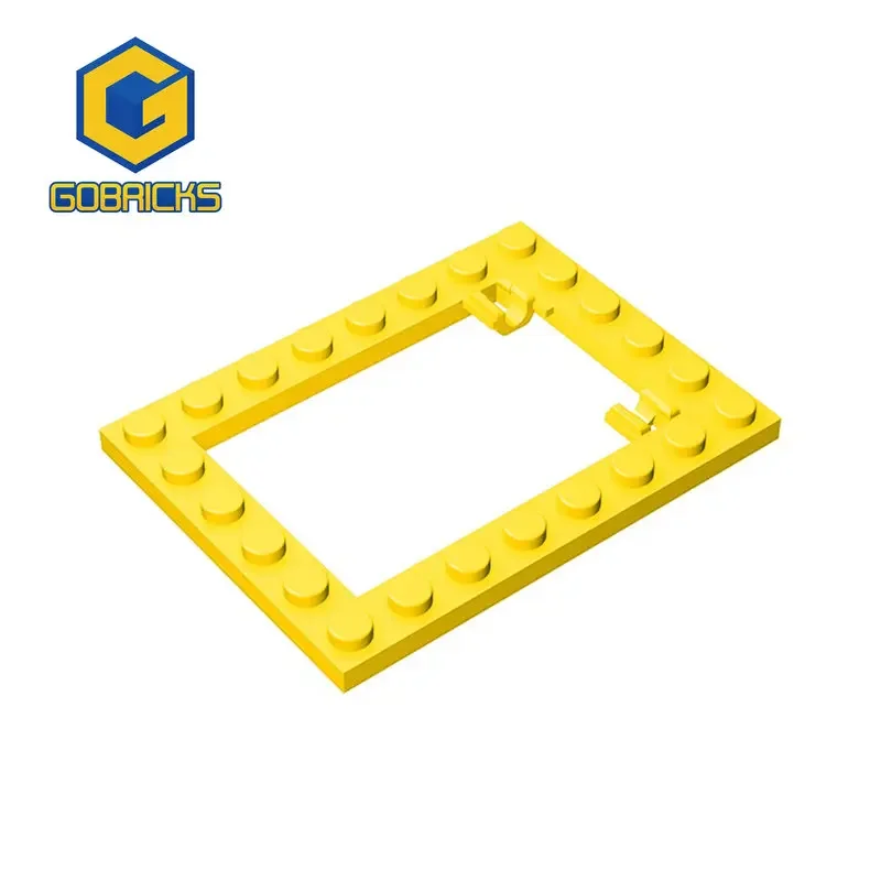 Gobricks 1 шт. MOC 6x8 ловушка дверная рама кирпичи совместимы с моделью 92107 строительные блоки детали дети DIY головоломка сборка игрушки