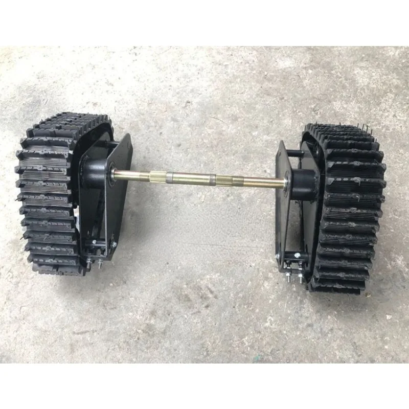 

DIY Four-Wheel Motorcycle Accessories Modified ATV Rear Axle Snow Sledge Non-Slip Triangle Track Ski Wheel