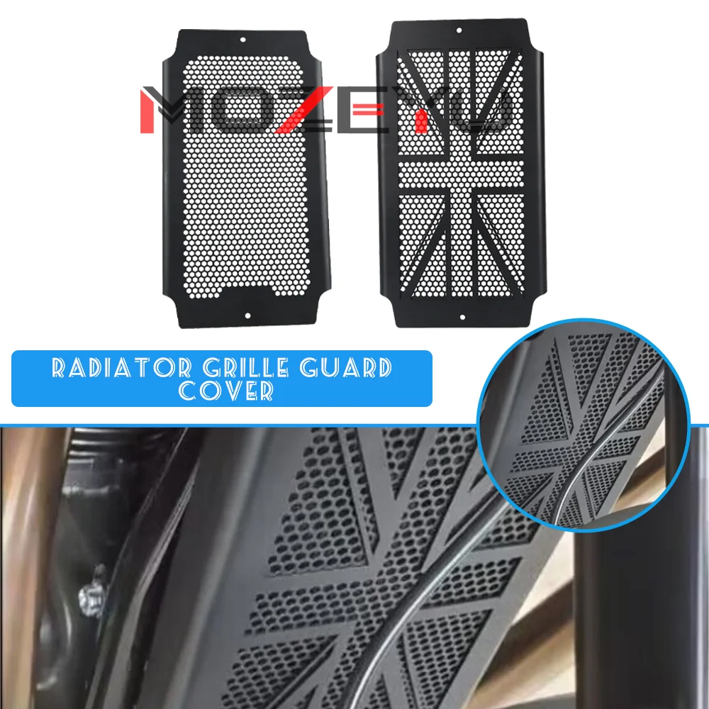 

For T120 Street/Speed Twin 900 2016 2017 2018 2019 2020 2021 2022 2023 Radiator Guard Grille Protective Cover Protector