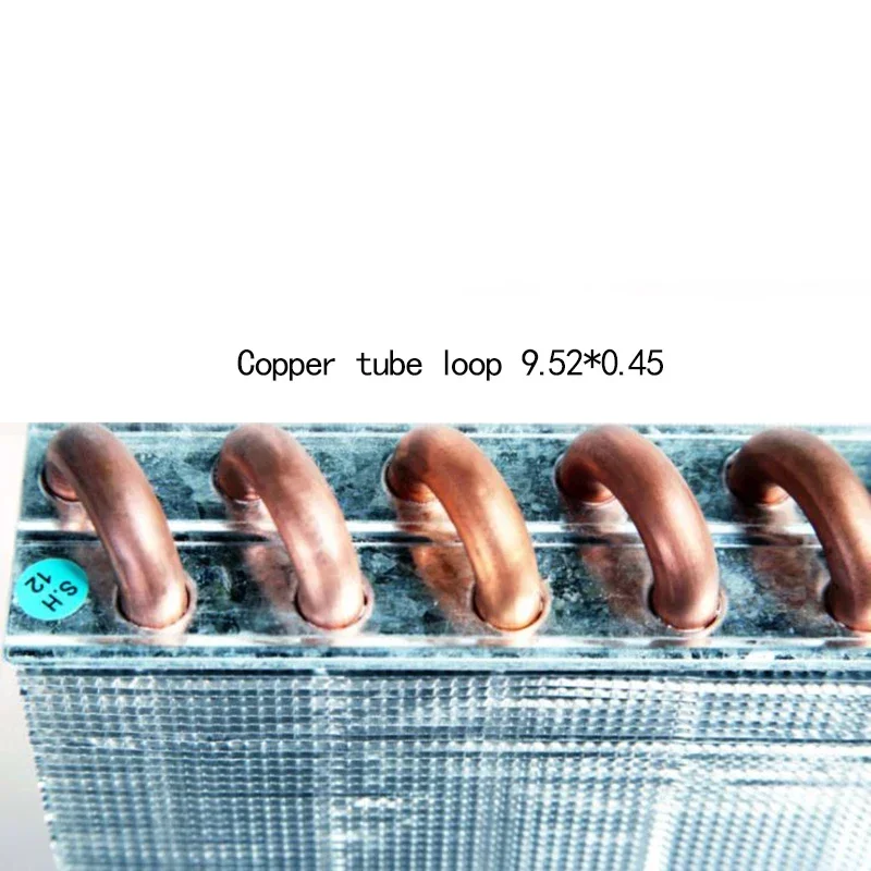 Aluminium Air Pendingin Radiator Aluminium Wastafel Sirip Radiator Freezer Radiator Lemari Es Kondensor Sistem Pendingin 360-390W