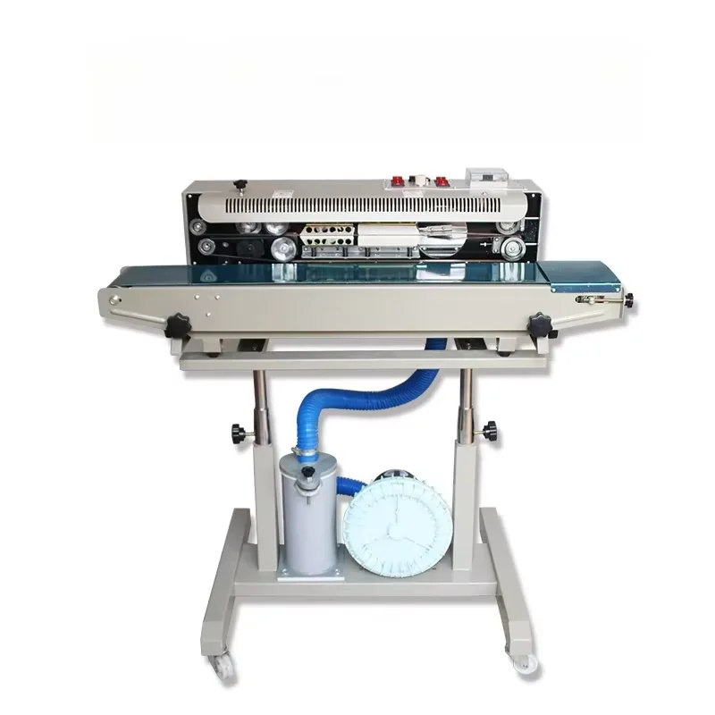 Continuous sealing machine fully automatic inflation Expanded Food Bag sealing machine Embossing Printing production date