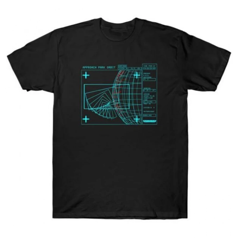 Nostromo Landing Approach Xenomorp Horror movie Weyland Sci-Fic Alien Gift T-Shirt 100% cotton Graphic clothes All size tops