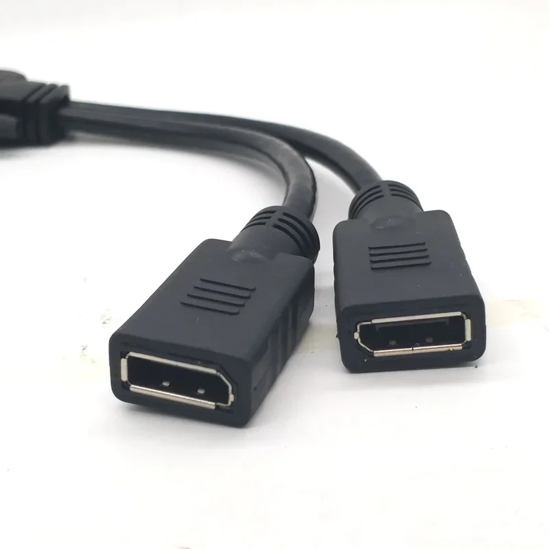 

DMS-59 59-контактный разветвитель видеокабеля Displayport «папа-мама» Y-разветвитель для компьютерной графической карты, двойной видеокабель 30 см
