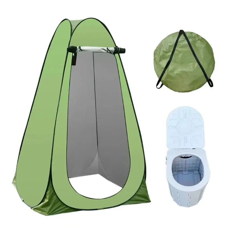 Outdoor camping Portable foldable toilet Self-driving travel Car storage toilet Children's toilet Portable
