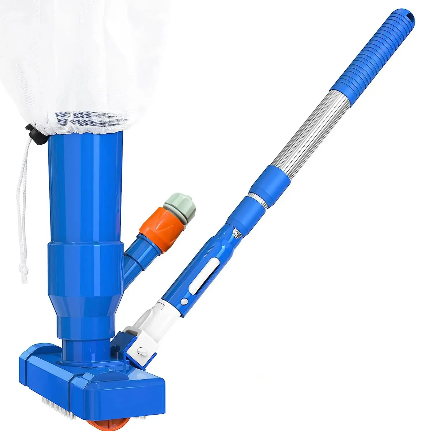 NONE Upgrade 40" tragbarer Pool-Staubsauger, Pool-Unterwasser-Staubsauger mit Bürste 3