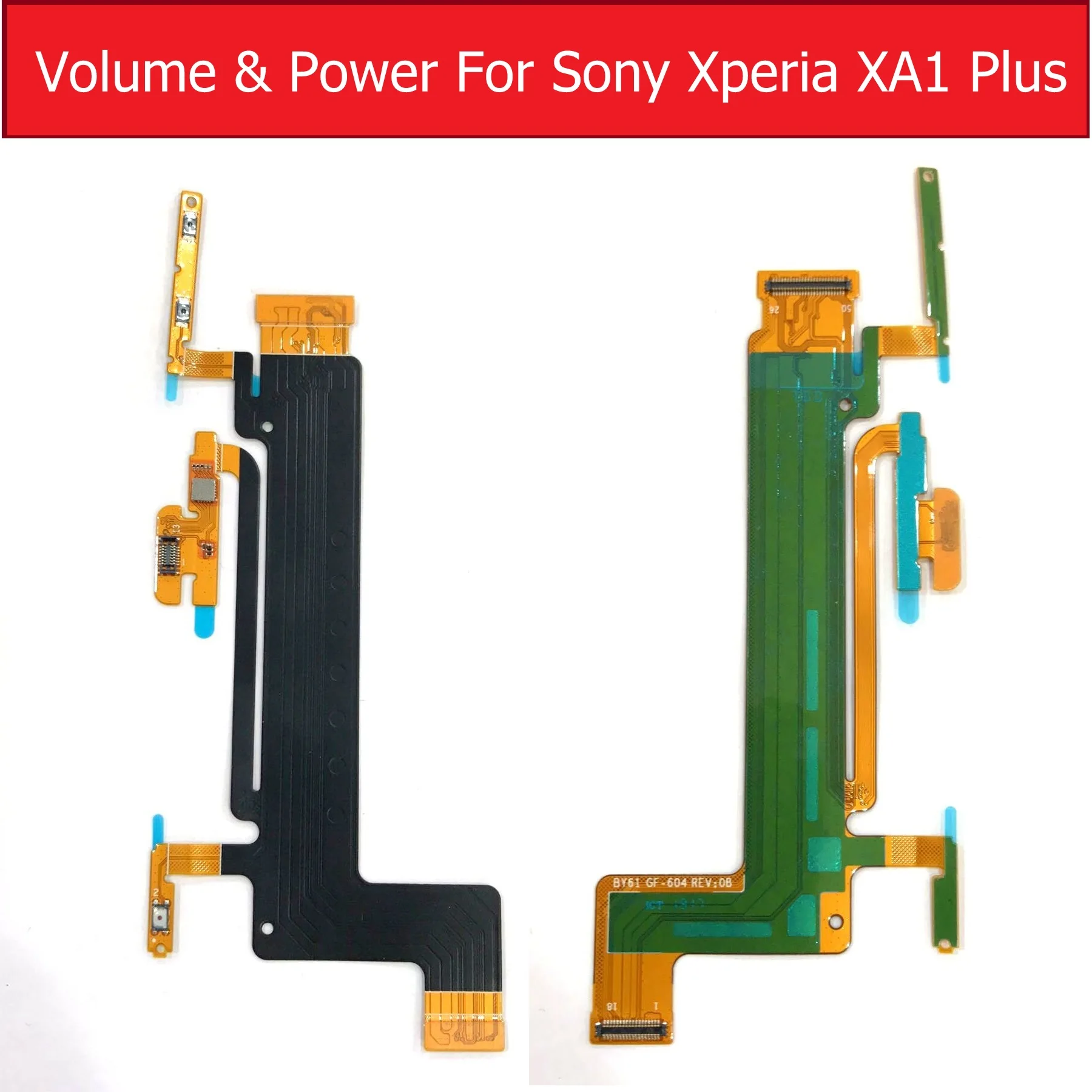 Power & Volume Flex Cable For Sony Xperia XA1/XA1 Plus/XA1 Ultra/XZ1/XZ1 Compact Main Side key Switch Button Flex Ribbon Repair