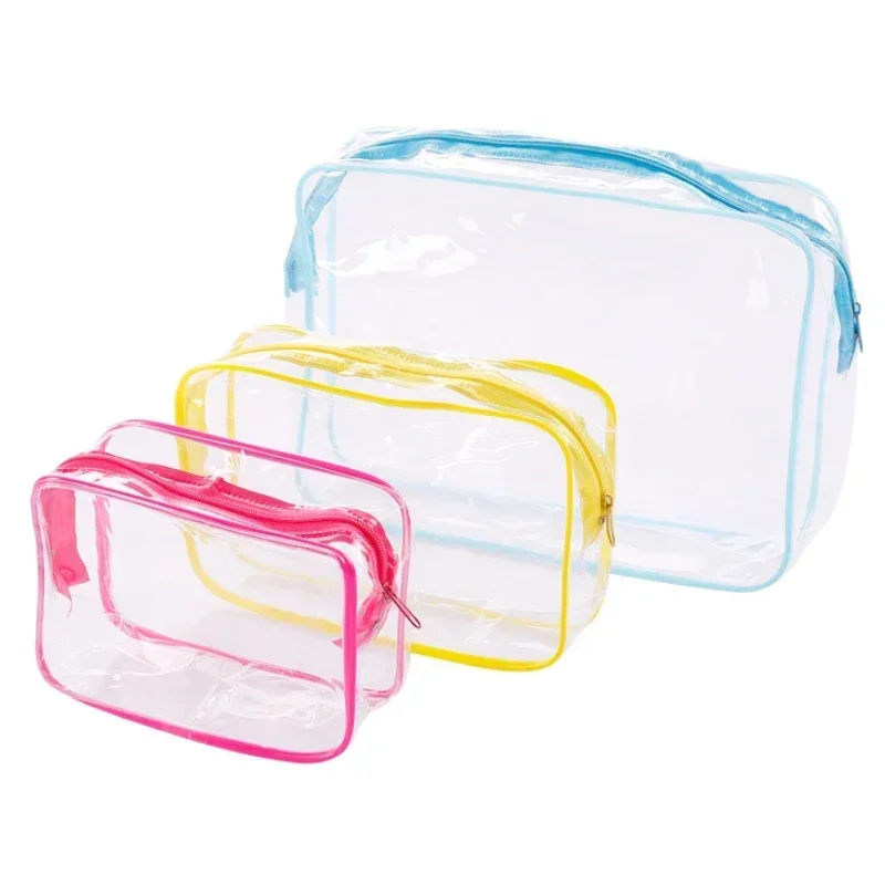 Waterproof Home Cosmetic Storage Bags Wash Beauty Bags Kit  Travel Transparent Makeup Bag Toiletry Bag Bath Products Storage Bag