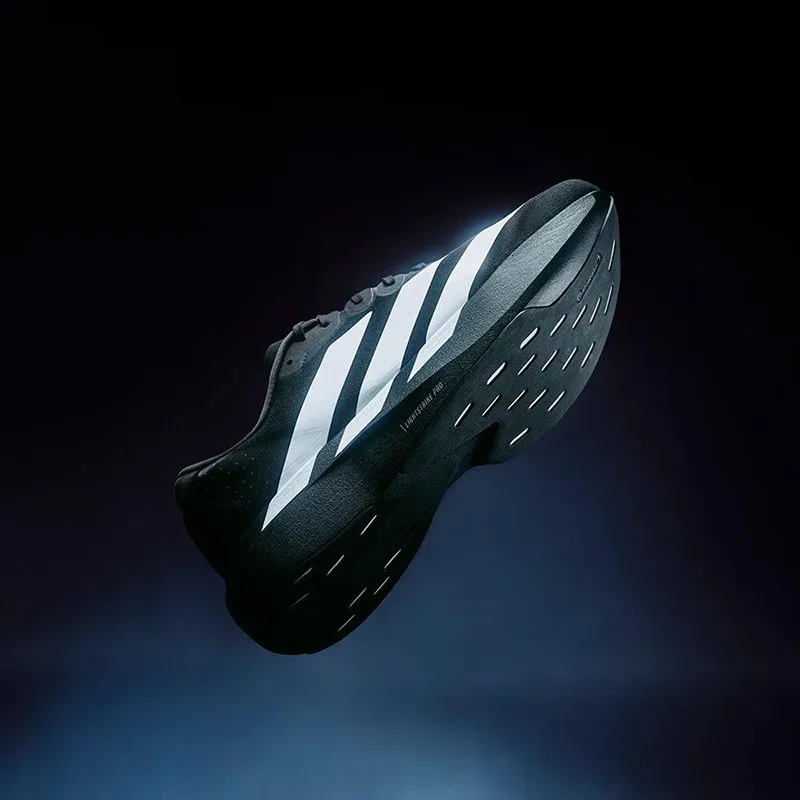 Adidas Men Adizero Evo SL Running Shoes JP7149 Black White Lightweight Breathable Cushion Race Training Athletic Sneakers