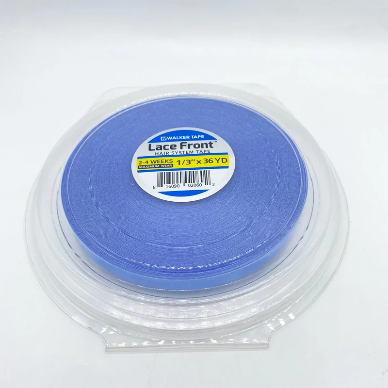 الكل مع صندوق 36 ياردة شريط أمامي من الدانتيل الأزرق شريط مزدوج الجانب من الدانتيل شريط أمامي لتطويل الشعر