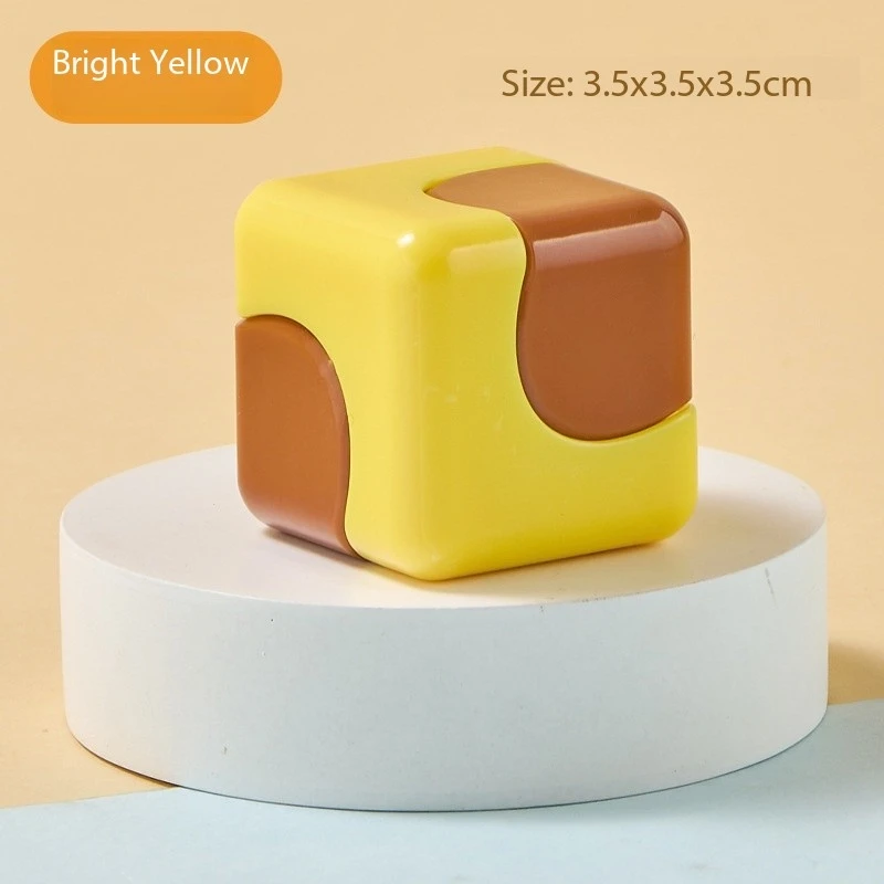 2025年新型キューブ回転フィジェットトイ指先3Dパズルジャイロスコープギア感覚減圧子供大人教育ゲーム