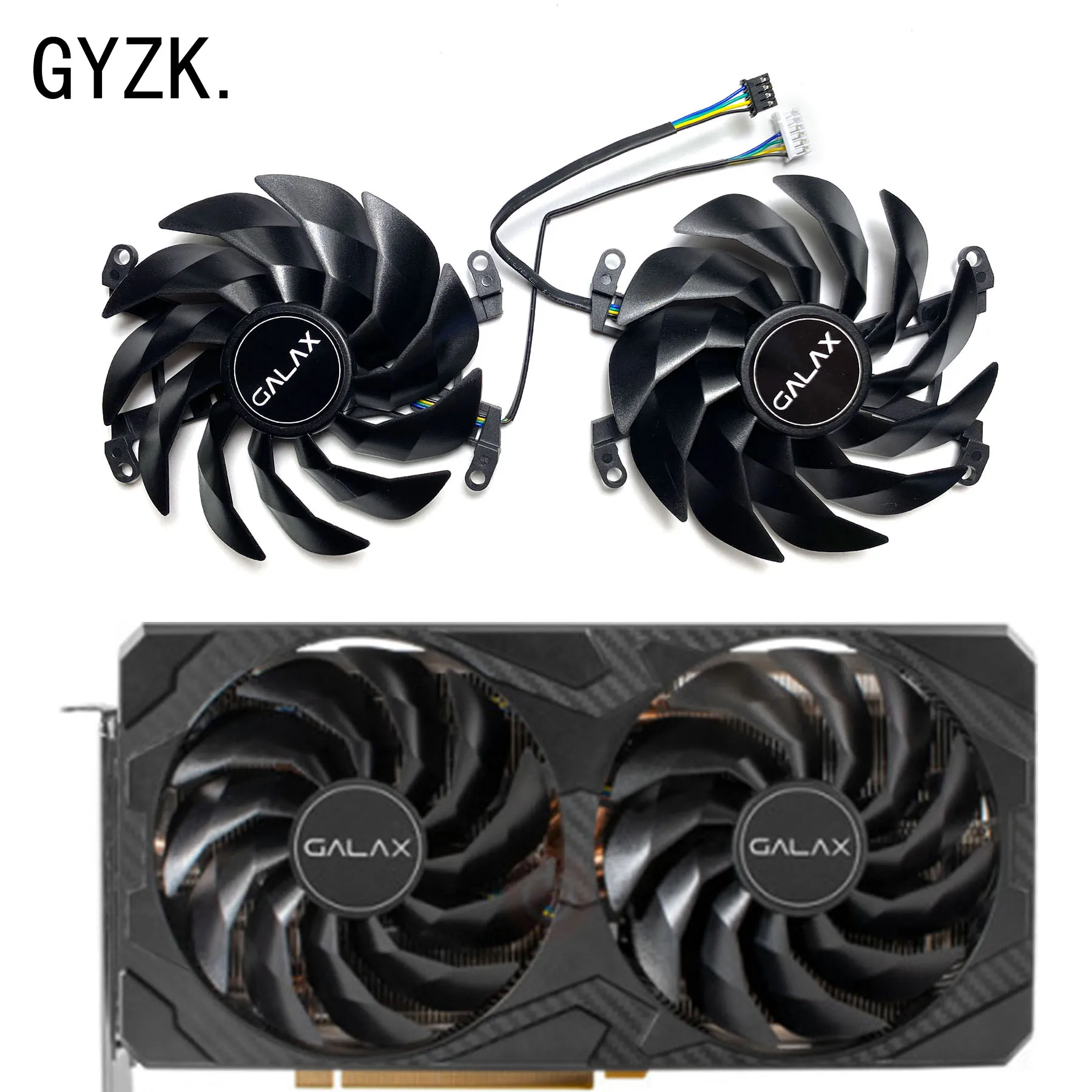 New GFY10015H12SPA  For GALAX GeForce RTX3060ti 3070 3070ti GDDR6X  PLUS OC Graphics Card Replacement Fan